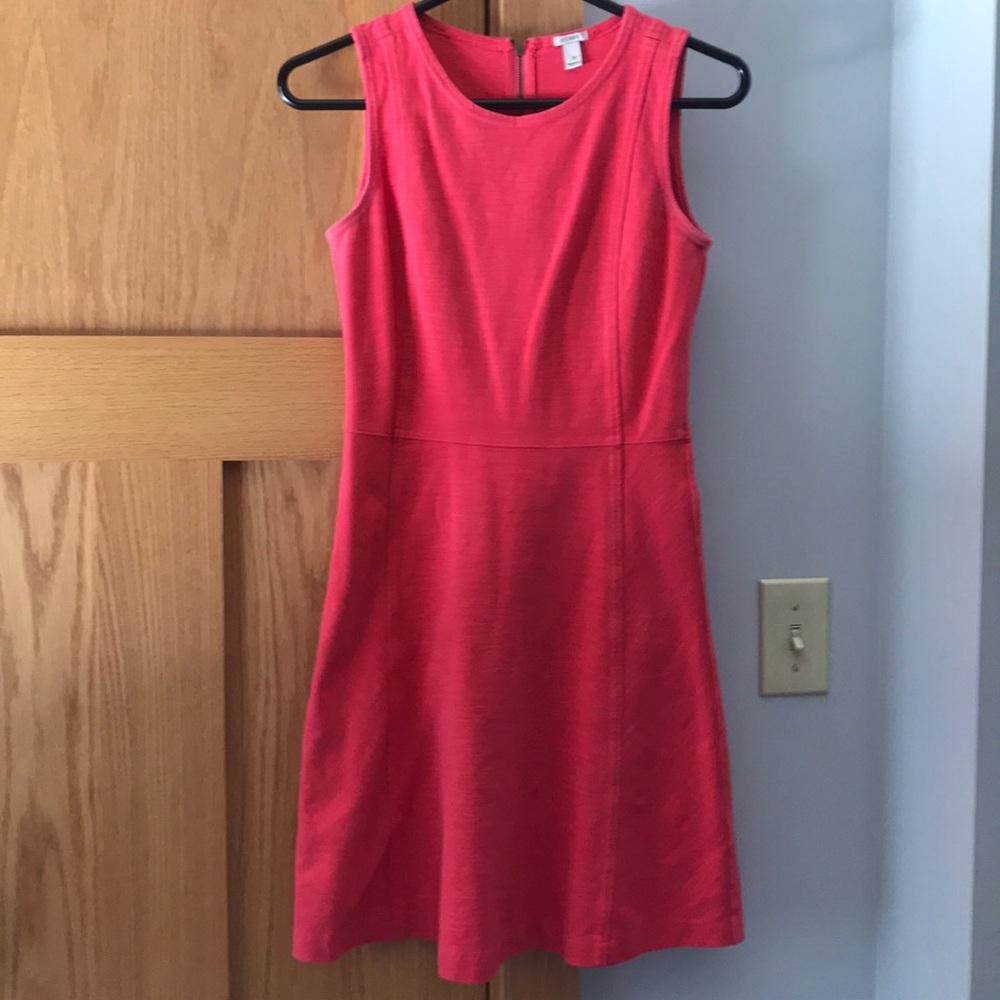 J. Crew, pink, 00, cotton dress